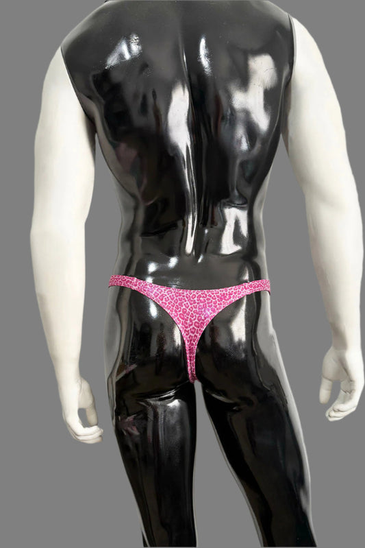 CHEETAH PET PUSSY PINK G-STRING THONG