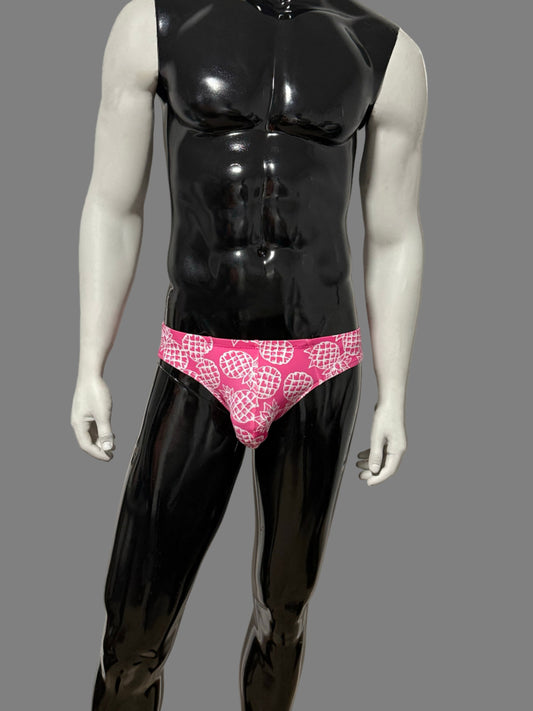 FRUITY PINK PINEAPPLE LOW CUT BIKINI