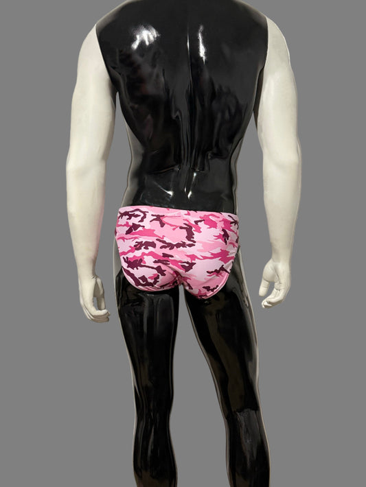 CAMO COOCHIE PINK LOW CUT BIKINI