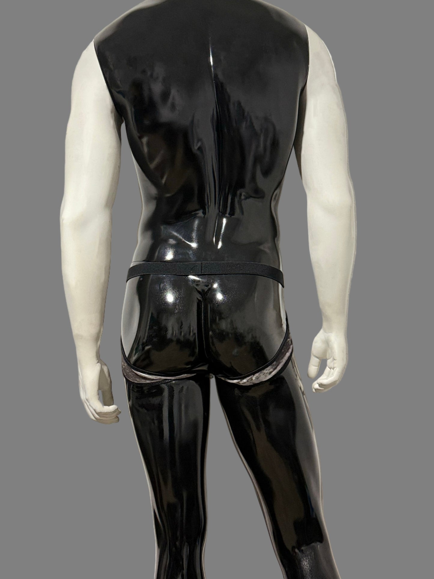 BUSSY COUTURE SILVER BRIEF JOCK