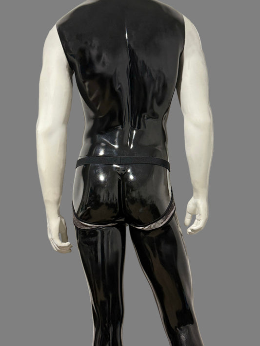 BUSSY COUTURE SILVER BRIEF JOCK